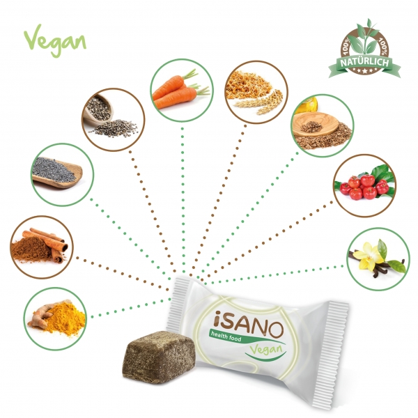 1 Woche Vollverpflegung mit iSANO Vegan